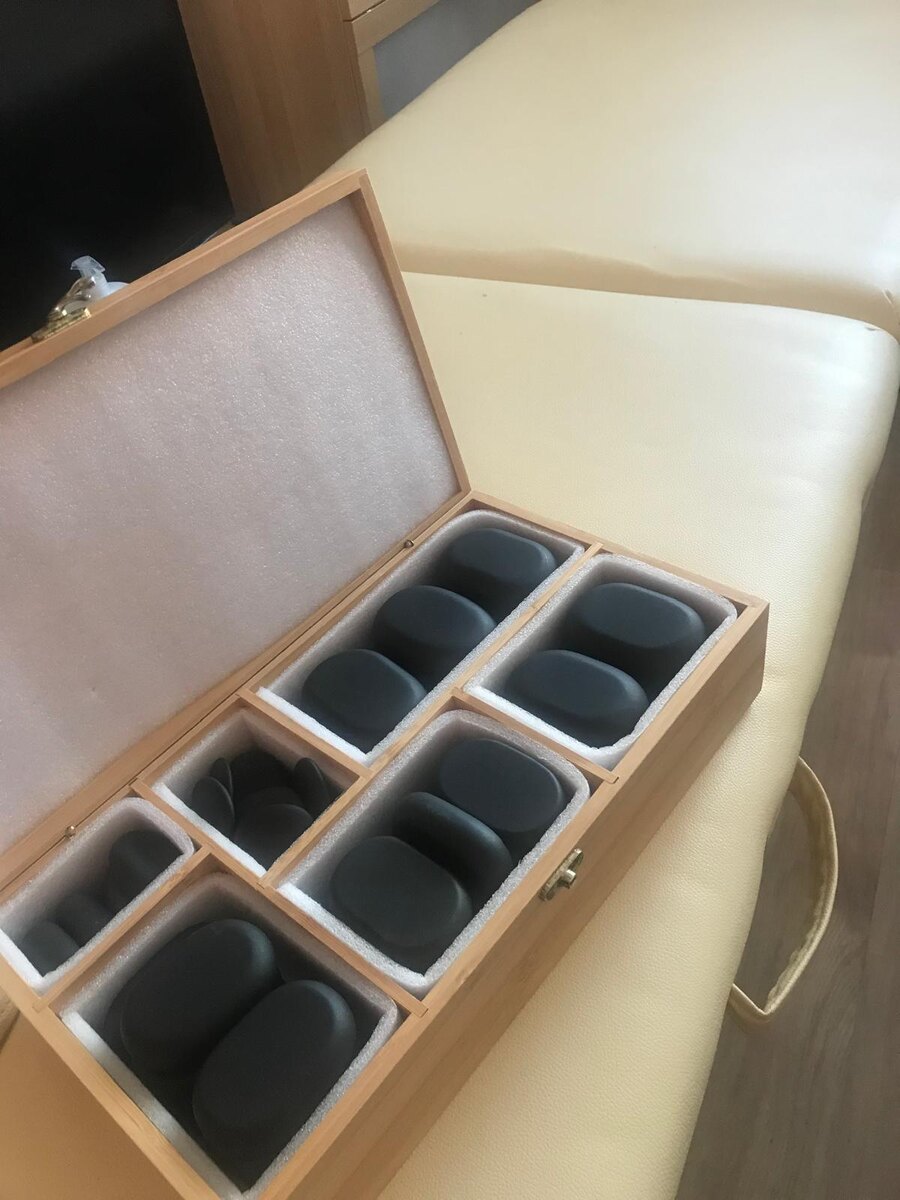 Sada lávových kamenů pro masáž Hot Stones